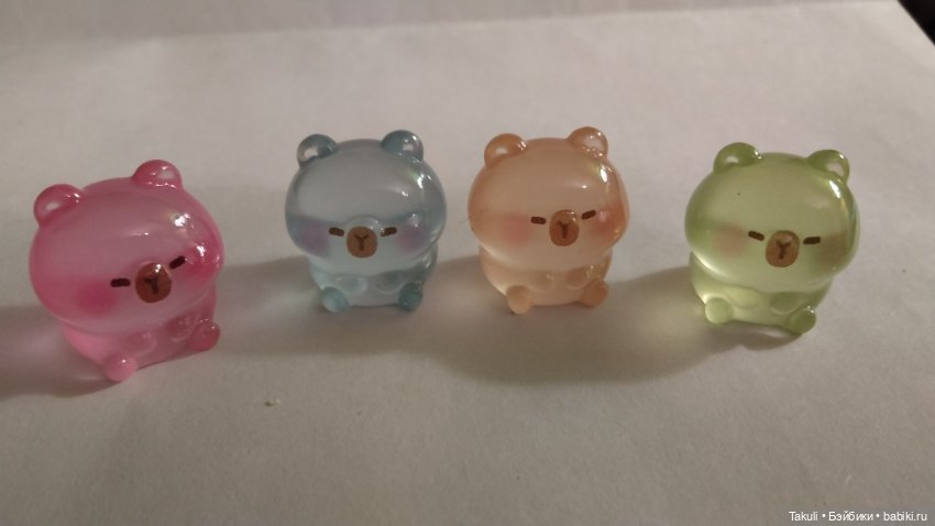 Фигурки капибар и муми-троллей (фото 6)