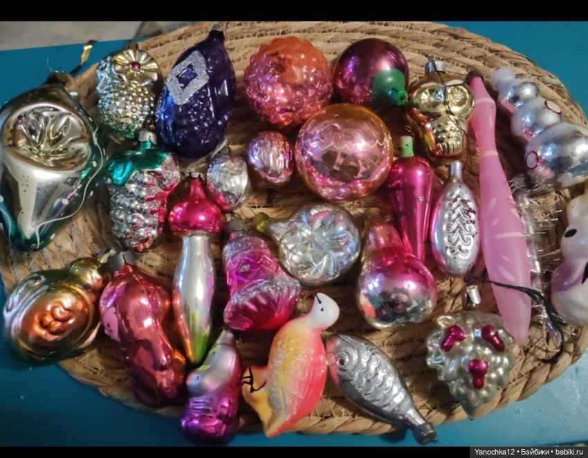 Ёлочные игрушки СССР — Винтажные куклы и игрушки детства (фото 2)