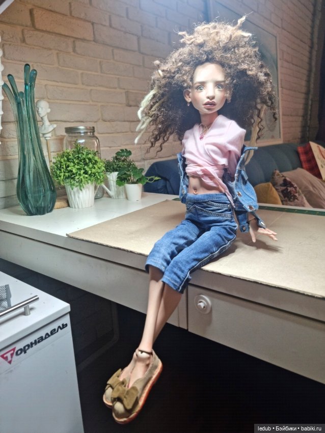 Авторская шарнирная кукла (фото 4)