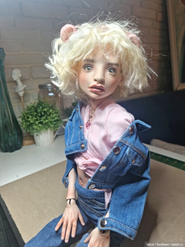 Авторская шарнирная кукла (фото 6)