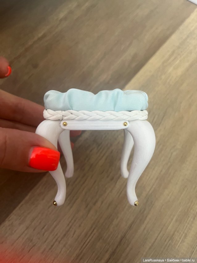 Пуфики для малышек — Кукольная мебель (фото 2)