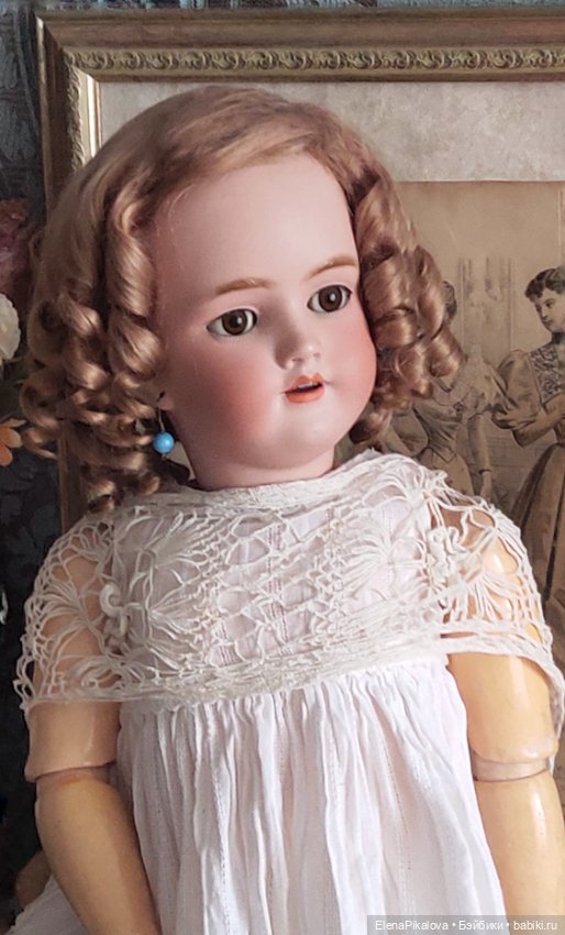 Парик для антикварной куклы (фото 3)