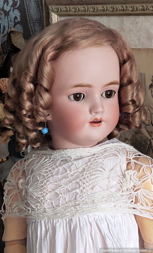 Парик для антикварной куклы