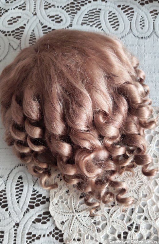 Парик для антикварной куклы (фото 4)