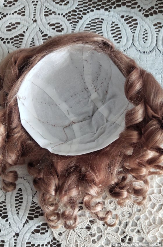 Парик для антикварной куклы (фото 5)