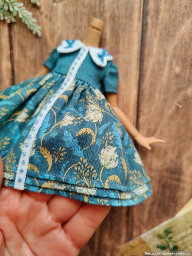 Одежда для кукол 1/6 (Blythe, Pullip, Landoudou, Monsterhigh, Poppy Parker) - платье 10 (фото 3)