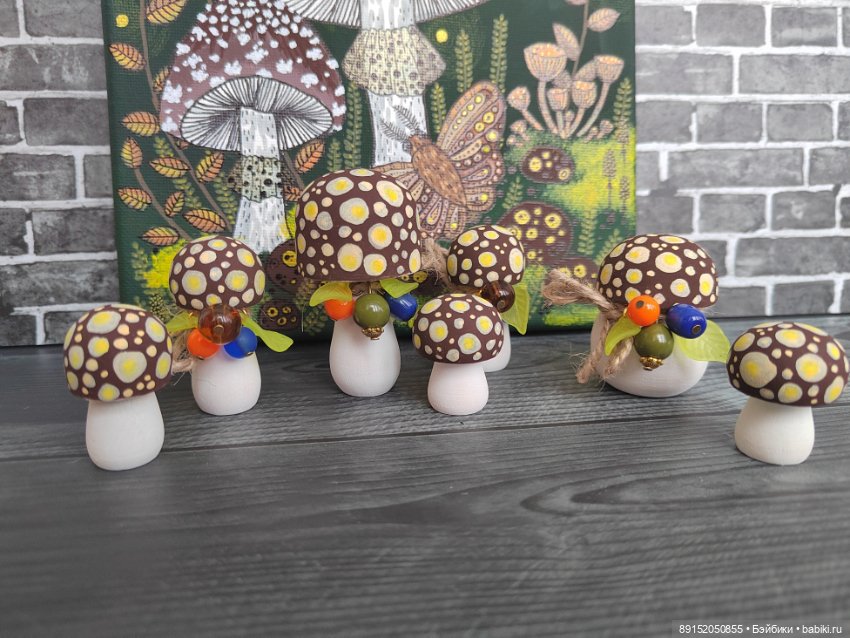 Грибочки в коробочке)Деревянные чудеса (фото 5)