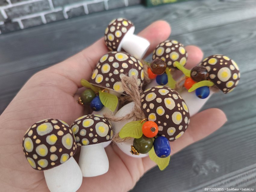 Грибочки в коробочке)Деревянные чудеса (фото 3)