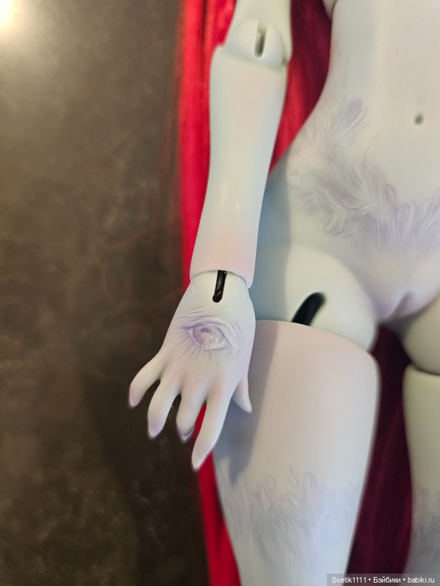 Ombre turquoise Grey OOAK BY Lillycat (фото 4)