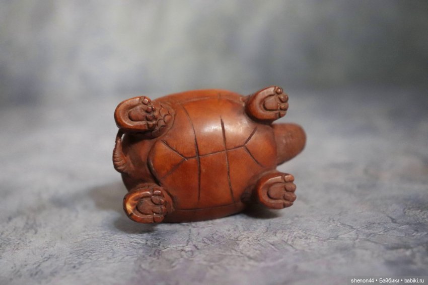 Статуэтка, окимоно "Животные восточного календаря: лошадь на черепахе" (фото 4)