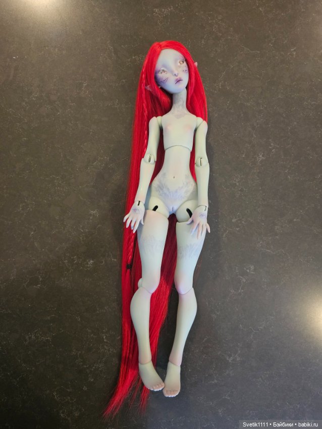 Ombre turquoise Grey OOAK BY Lillycat (фото 2)