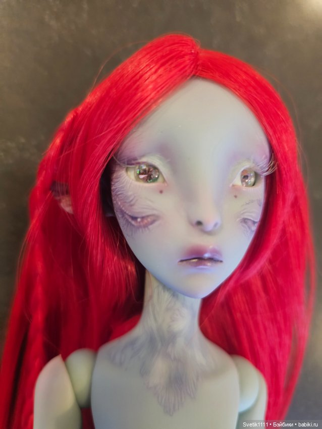 Ombre turquoise Grey OOAK BY Lillycat (фото 3)