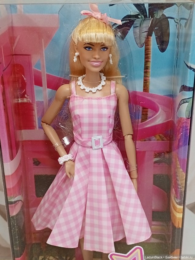 Коллекционная, игровая кукла Барби, портретная Марго Робби, по фильму Barbie The Movie (фото 5)