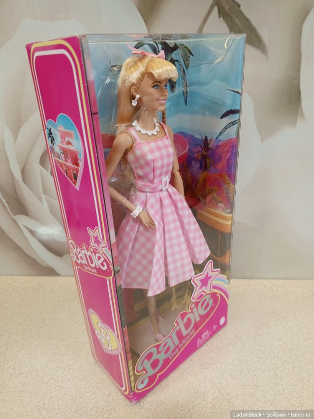 Коллекционная, игровая кукла Барби, портретная Марго Робби, по фильму Barbie The Movie (фото 6)