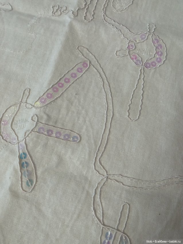 Отрез шикарного льна для кукольного рукоделия