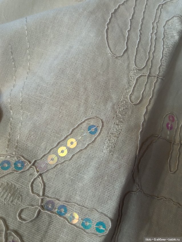 Отрез шикарного льна для кукольного рукоделия (фото 2)