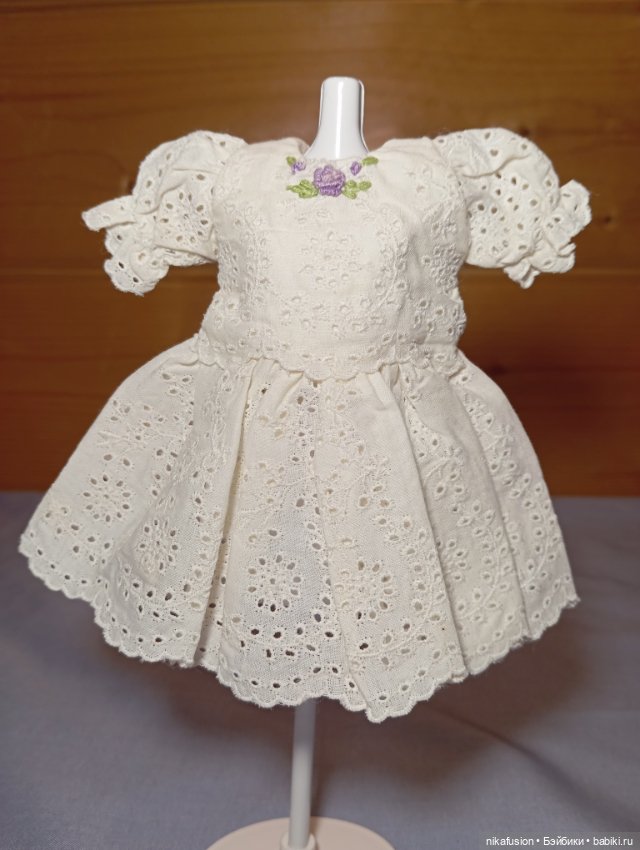 Платье на винтажную или антикварную куклу (фото 2)