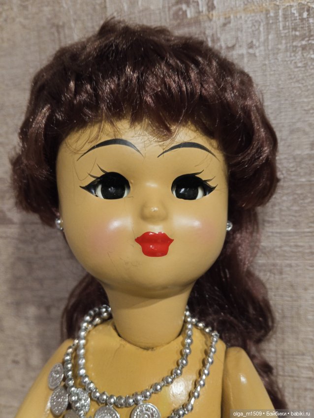 Ивановская древесно-опилочная (папье-маше) цыганочка (фото 2)