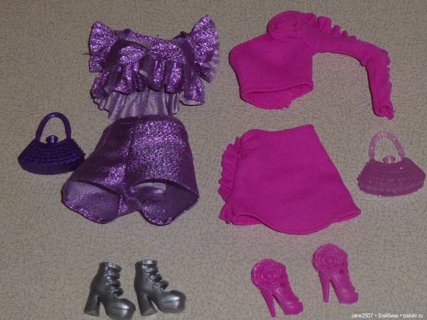 Фирменная одежда Mattel Barbie Deluxe Style 2 / 8 - лот из двух полных аутфитов - новые (фото 2)