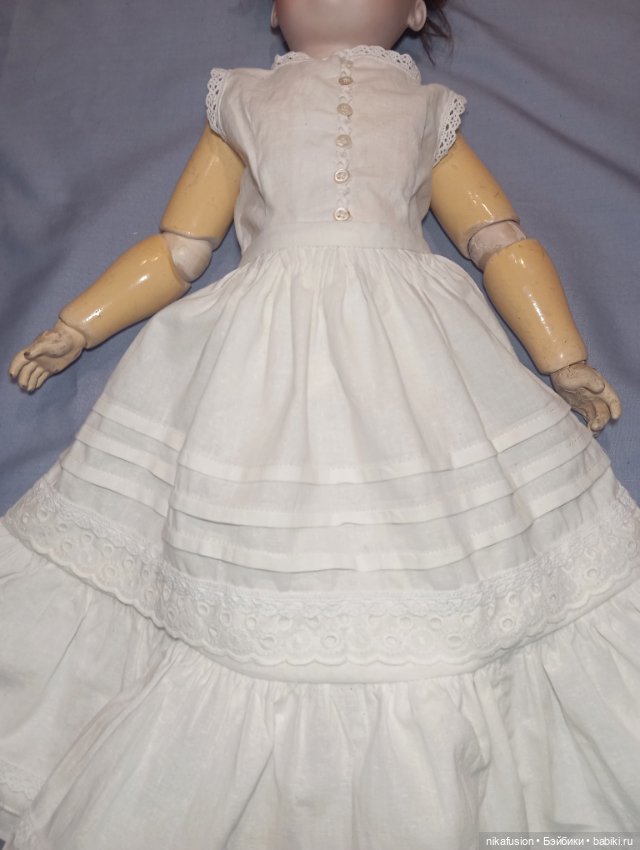 Комплект белья на антикварную куклу или реплику рост 55-58 см (фото 3)