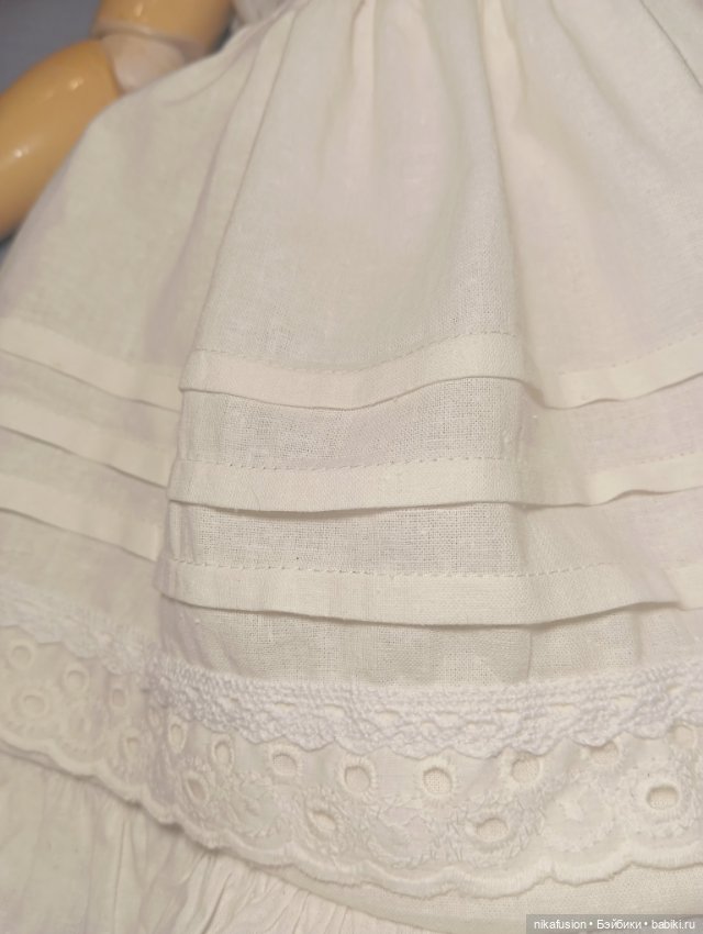 Комплект белья на антикварную куклу или реплику рост 55-58 см (фото 5)