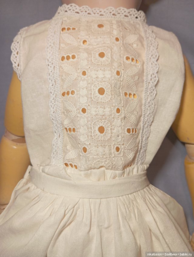 Комплект белья на антикварную куклу или реплику рост 55-58 см (фото 7)