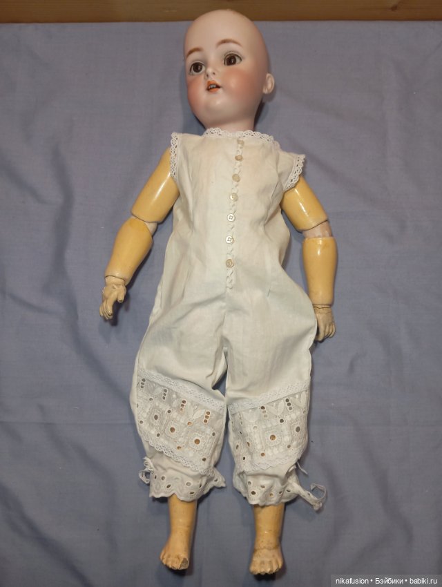 Комплект белья на антикварную куклу или реплику рост 55-58 см (фото 8)