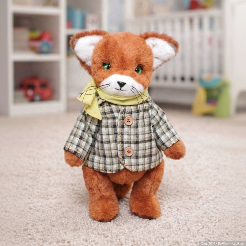Лисёнок, мягкая игрушка ручной работы (фото 3)