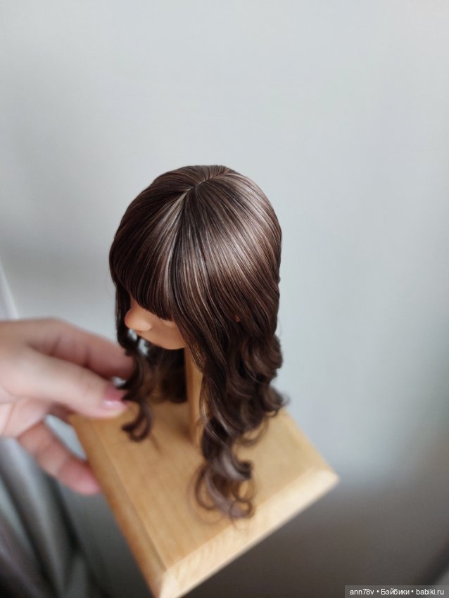 Парик из козочки для Птички Лоры, Эноки, Ланы от Петровой, Таши от Нехорошевой и подобным (фото 2)