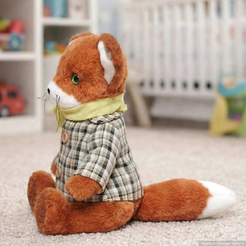 Лисёнок, мягкая игрушка ручной работы (фото 2)