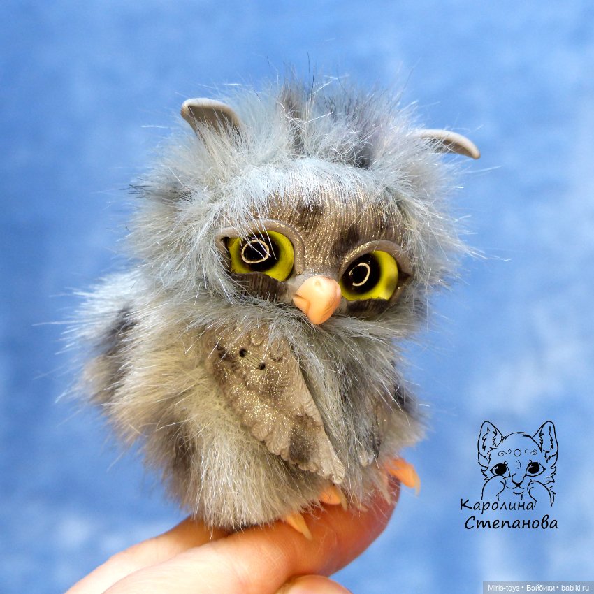 Совушка Скромная Буся — Авторские игрушки (фото 5)