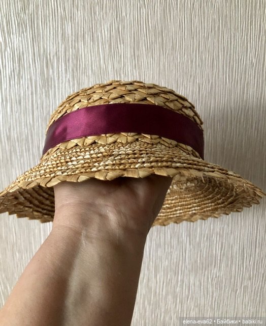 Большая соломенная шляпка для крупных красавиц (фото 3)