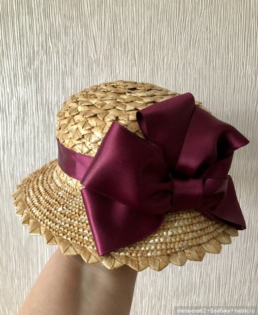 Большая соломенная шляпка для крупных красавиц (фото 2)