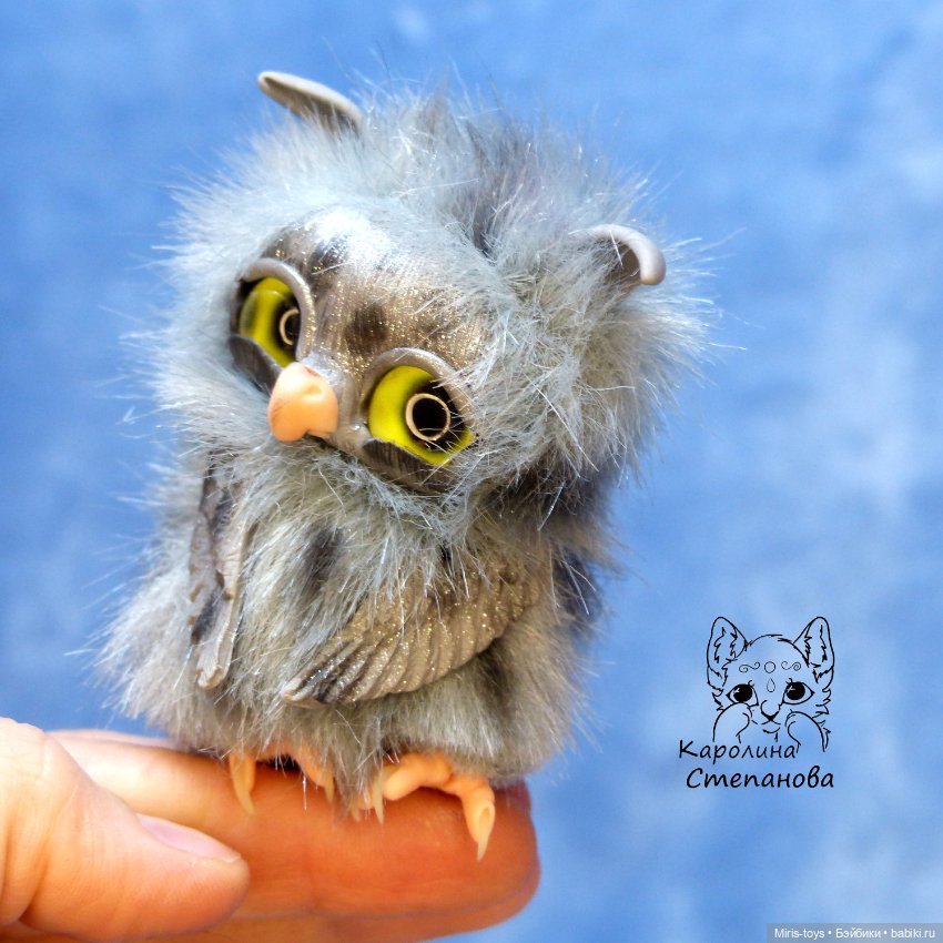 Совушка Скромная Буся — Авторские игрушки (фото 6)