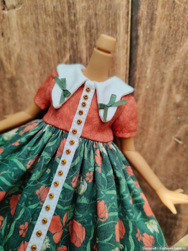 Одежда для кукол 1/6 (Blythe, Pullip, Landoudou, Monsterhigh, Poppy Parker) - платье 11 (фото 2)