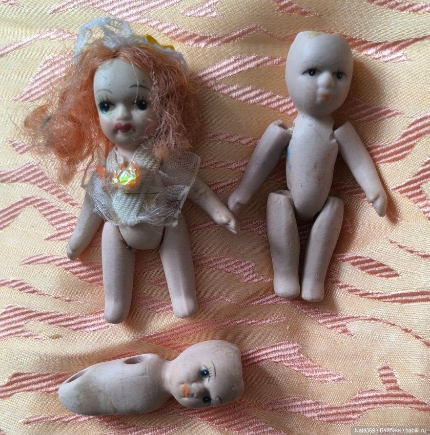 Маленькие куколки лот — Фарфоровые куклы
