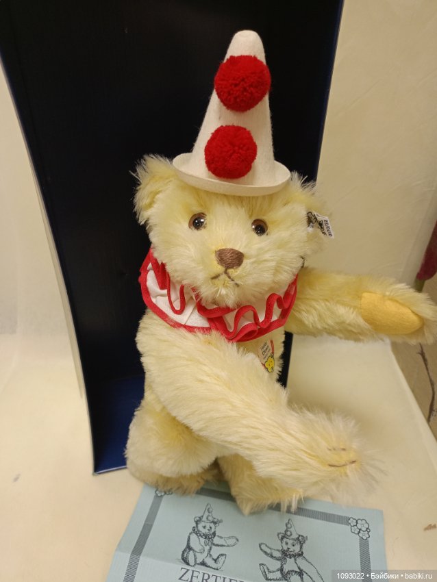 Мишка Тедди Клоун, Steiff (фото 6)