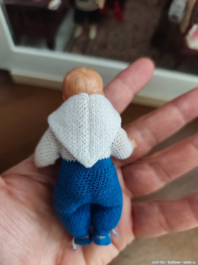 Винтажная малюсенькая немецкая кукла Schildkröt (фото 3)