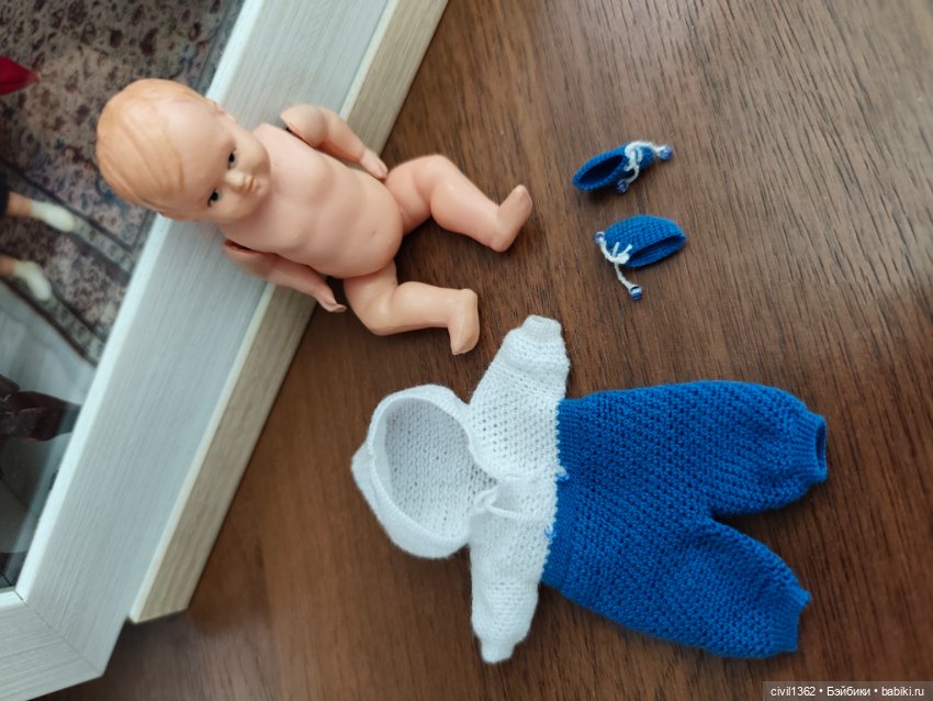 Винтажная малюсенькая немецкая кукла Schildkröt (фото 8)