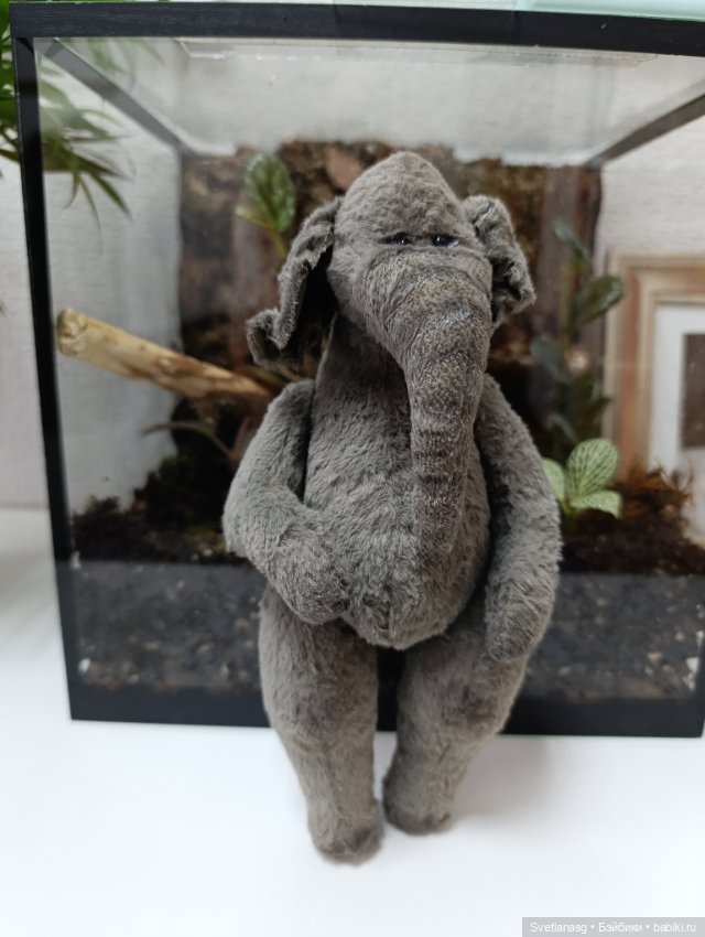 Слон тедди — Авторские игрушки