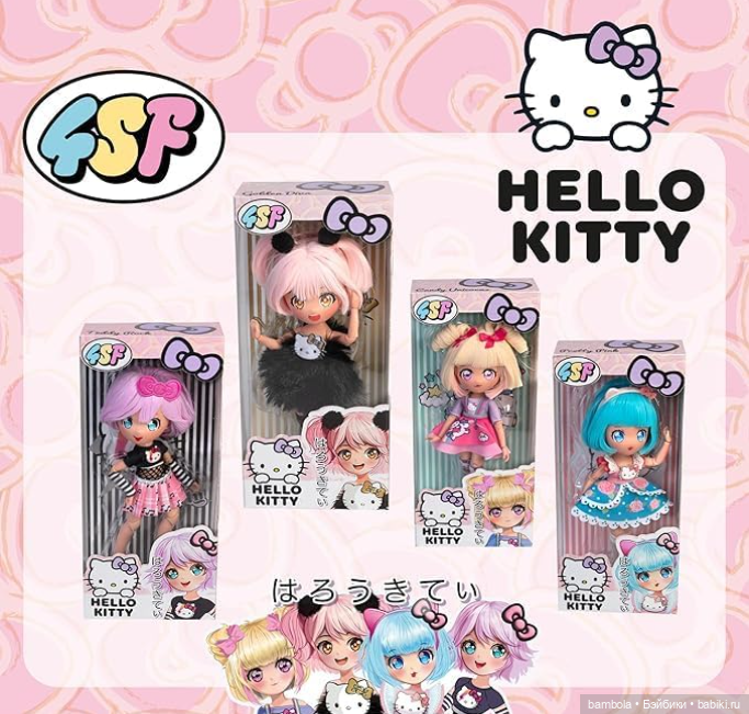 Кукла Hello Kitty Manga Doll Pretty Pink (фото 7)