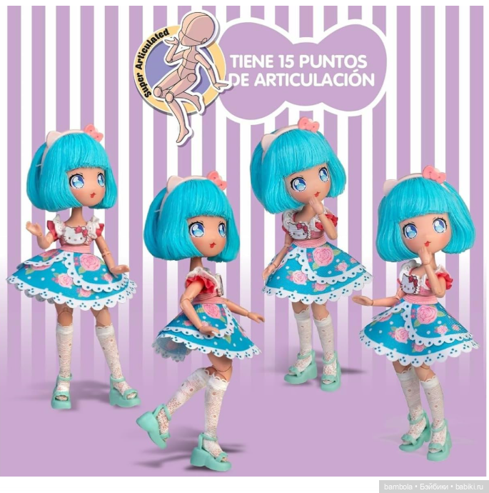 Кукла Hello Kitty Manga Doll Pretty Pink (фото 2)