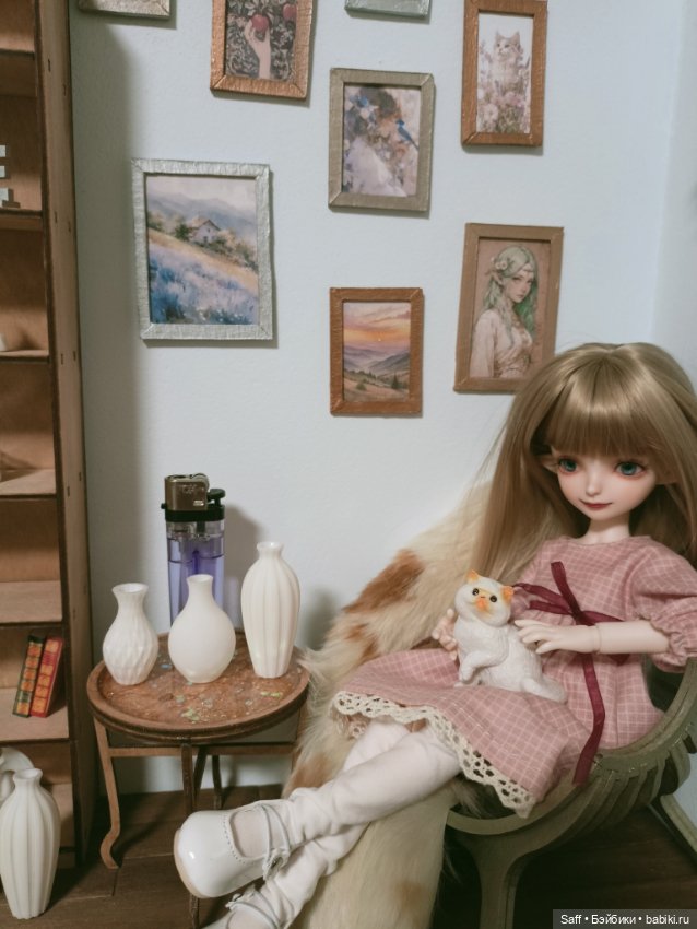 Вазы миниатюры для румбокса 1/6 бжд кукольного домика (фото 5)