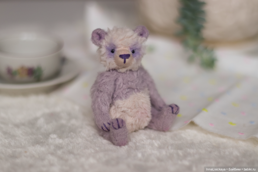 Лохматый мишка панда — Авторские игрушки