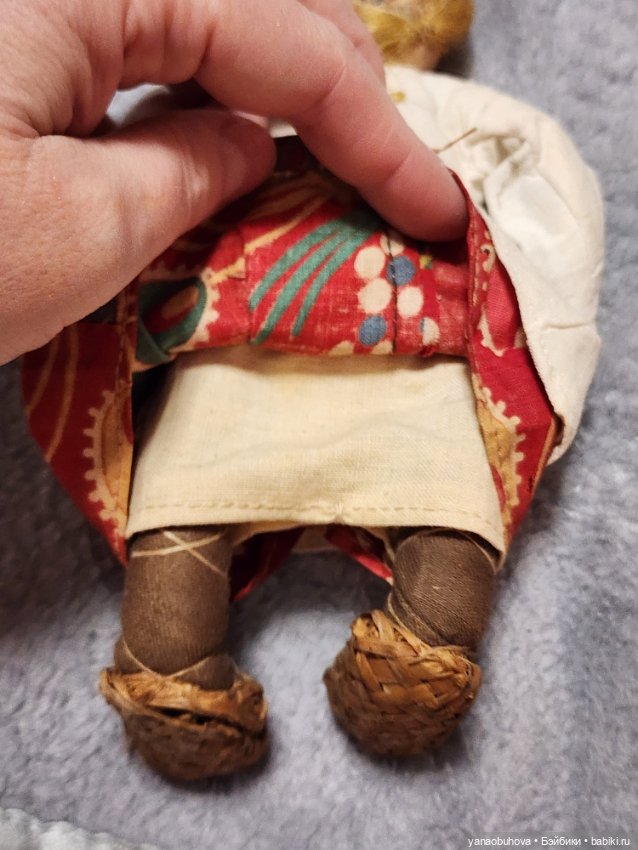 Редкая старинная артельная игрушка Soviet Union - Белорусска (фото 10)