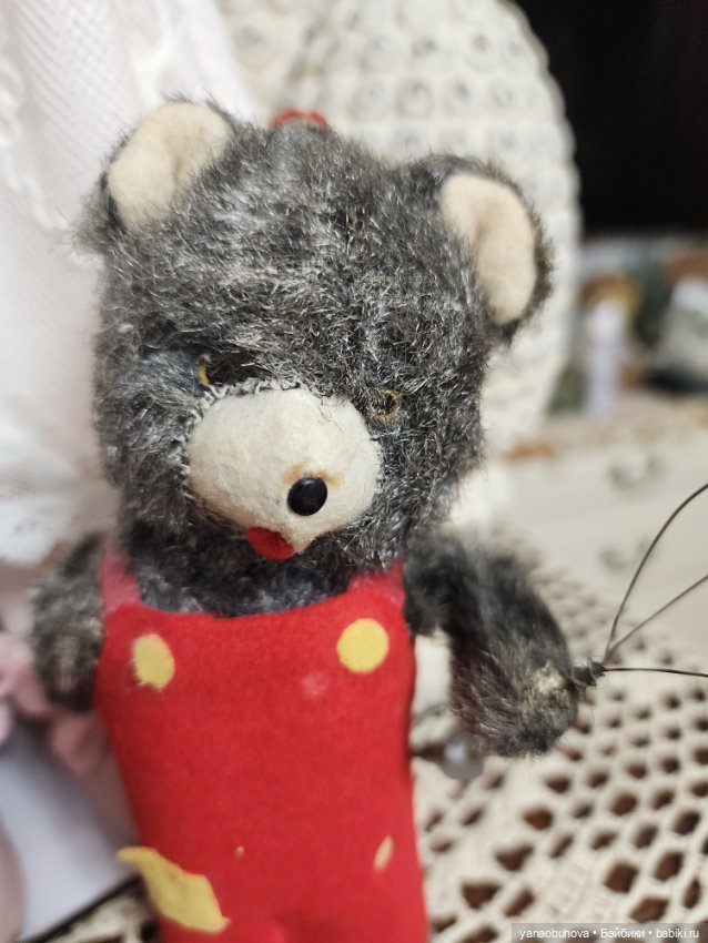 Заводной мишка с шарами Япония (фото 9)