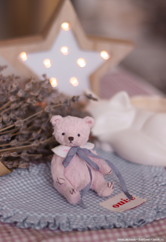 Розовый мишка 🩷 — Авторские игрушки