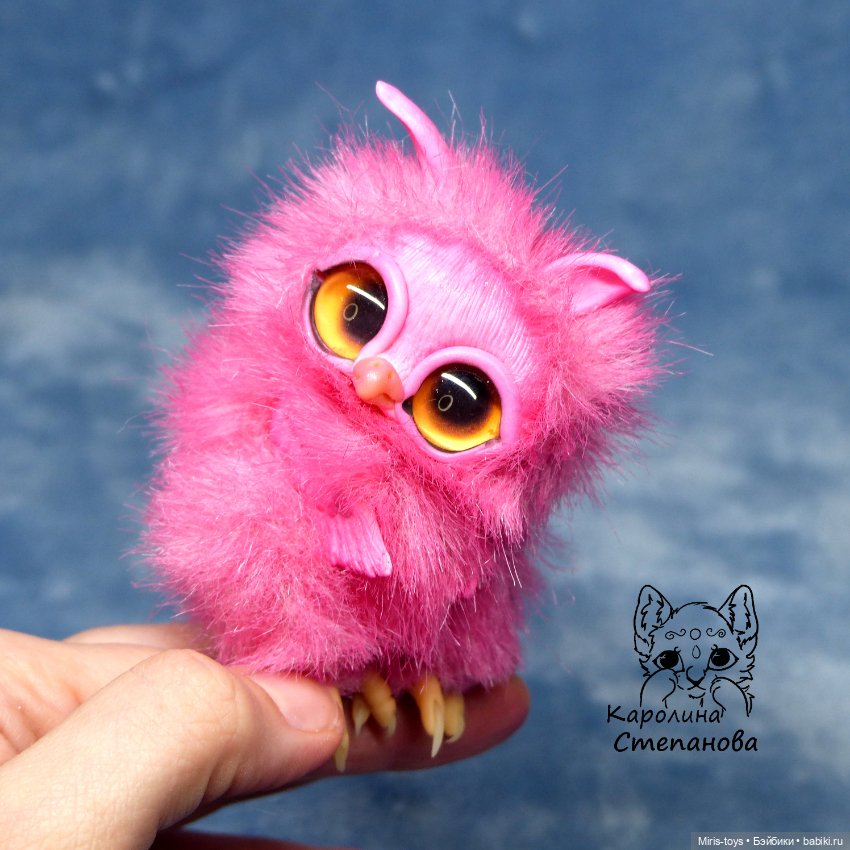 Совушка Клубничка — Авторские игрушки (фото 5)