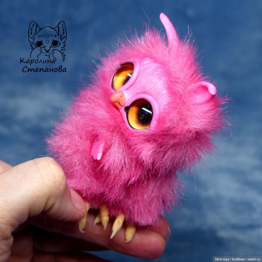 Совушка Клубничка — Авторские игрушки (фото 6)