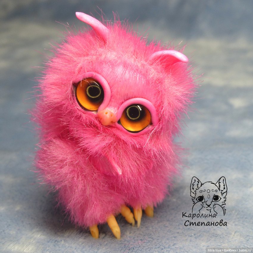 Совушка Клубничка — Авторские игрушки (фото 8)